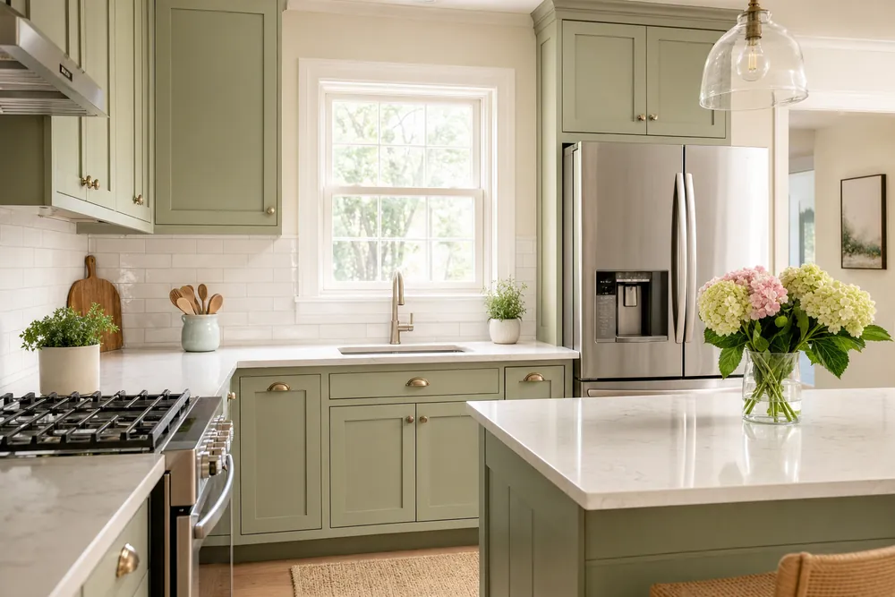 Tidy, freshly cleaned kitchen